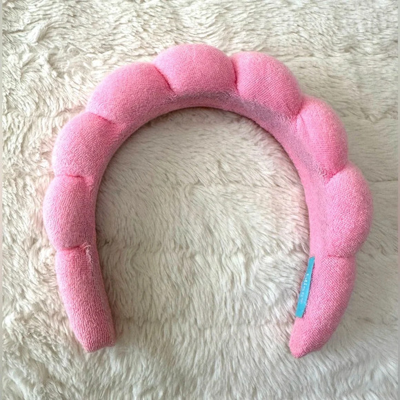 Makeup/ skincare trendy pink headband - Picture 1 of 5